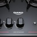Ver imagem 7 de Fogão 5 Bocas Dako Magister Preto com Mesa de Vidro e Tripla Chama - Bivolt