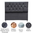Ver imagem 4 de Cabeceira Estofada Cama Casal Queen Size 160 Cm Suede Nina:cinza Escuro