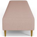 Ver imagem 7 de Kit 02 Puffs Decorativo Sala de Estar Bali W01 Pés Palito 170x60cm Linho Rosê - Lyam Decor