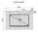 Ver imagem 6 de Painel Para TV Até 70 Polegadas Marrom Sun Caemmun