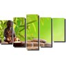 Quadro Decorativo de Buda Para Sala e Quarto M2 - 5 peças - 1