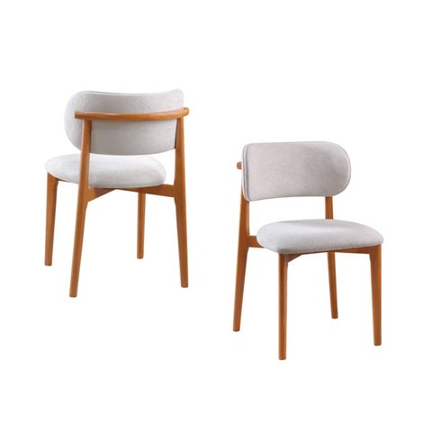 Cadeiras para Mesa de Jantar Madeira Maciça - Lais - Star Móveis