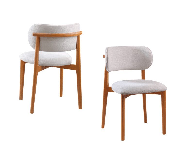Cadeiras para Mesa de Jantar Madeira Maciça - Lais - Star Móveis - 1