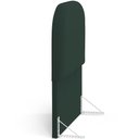 Ver imagem 6 de Cabeceira Cama Box 100cm Orgânica Lanna W01 Suede Verde Musgo - Lyam Decor