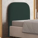 Ver imagem 2 de Cabeceira Cama Box 100cm Orgânica Lanna W01 Suede Verde Musgo - Lyam Decor