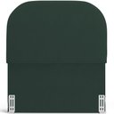 Ver imagem 5 de Cabeceira Cama Box 100cm Orgânica Lanna W01 Suede Verde Musgo - Lyam Decor