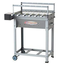 Churrasqueira Giratória Itagrill 6 Espetos em Inox com Caçamba Itajobi Fogões - 1