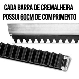 Kit Motor Automatizador Portão Deslizante Dz 1/4 Slider Pl Maxi 400kg Controles 3 Mt Cremalheira Rcg - 4