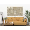 Ver imagem 4 de Kit 10 Paineis Decorativo Elemento Vazado Cobogó 30x30cm