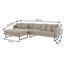 Ver imagem 7 de Sofá Jade com Chaise Lateral Esquerda 2,84m em Linho