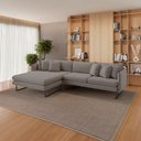 Ver imagem 2 de Sofá Jade com Chaise Lateral Esquerda 2,84m em Linho
