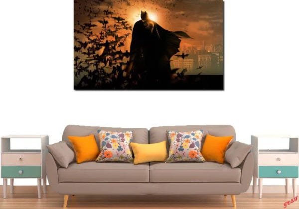 Quadro Decorativo Super Heroi Batman m6 Varias Peças Para Sa - 1 Peça - 2