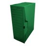 10 Caixa Arquivo Morto Organização Ofício Polionda Plástico - Verde - 1