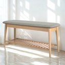 Ver imagem 6 de Banco Sapateira com Prateleira Ripada Liva 100 Cm Tauari Verde