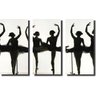 Quadro Decorativo Balé 3 peças - Modelo 3 - 1