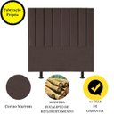 Ver imagem 4 de Cabeceira Estofada de Cama Casal King 195 Cm Taís Corino:marrom