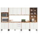 Ver imagem 6 de Cozinha Modulada Completa Firenze 6 Peças (2aéreos+2balcões+2paneleiro) S/pia Fmt012 Amendola/