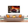 Quadro Decorativo Carro BMW Vermelha Varias Peças Para Sala - 1 Peça - 2