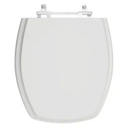 Assento Sanitário Acrílico Thema Cinza para vaso Incepa - 1