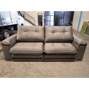 Ver imagem 3 de Sofa Qatar Retratil e Reclinavel 2,50 Metros Trevo Cor Veludo Capuccino