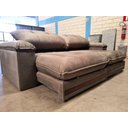 Ver imagem 4 de Sofa Qatar Retratil e Reclinavel 2,50 Metros Trevo Cor Veludo Capuccino