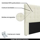 Ver imagem 4 de Cabeceira Decorativa Tropea Queen Size Fixação no Estrado Estrutura MDF-MDP Revestimento Linho