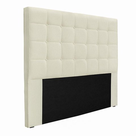 Cabeceira Decorativa Tropea Queen Size Fixação no Estrado Estrutura MDF-MDP Revestimento Linho