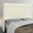 Ver imagem 2 de Cabeceira Decorativa Tropea Queen Size Fixação no Estrado Estrutura MDF-MDP Revestimento Linho