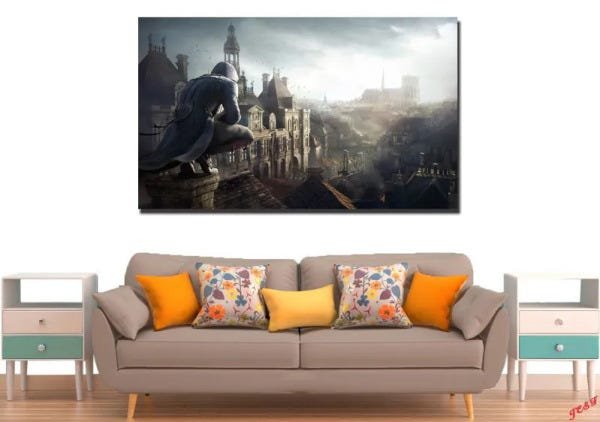 Quadro Decorativo Assassin's Creed Varias Peças M7 - 1 Peça - 2