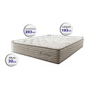 Ver imagem 2 de Colchão King CAMA INBOX Molas Ensacadas Euro 193x203x32 Cama inBox Ocean Bege