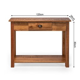 Aparador Rústico Decorativo em Madeira Maciça Bh 120cm - Natural - 3