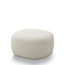 Ver imagem 5 de Kit 2 Puffs Decorativos Charlote Sala de Estar Pés em Madeira Bouclê Off White G88 - Gran Belo