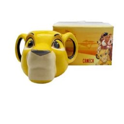 CANECA FORMATO 3D REI LEÃO SIMBA - 1