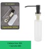 Dispenser Detergente Sabonete Liquido Embutir 500ml Inox 304 Preto Fosco - 2