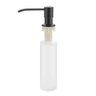 Dispenser Detergente Sabonete Liquido Embutir 500ml Inox 304 Preto Fosco - 1
