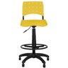 Cadeira Caixa Secretária Plástica Amarela - Ergoplax - 3