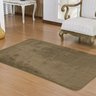 Tapete de Sala Grande Retangular 1,50M x 1,00M Antiderrapante com Pelúcia e Viés Cor: Castor - 2