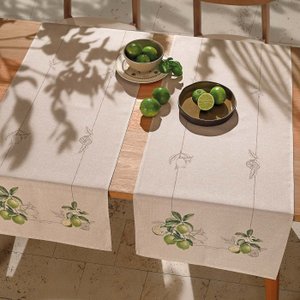 Trilho Caminho de Mesa Dohler Clean Renova 45x1,60m Estampas Estampa:limone D