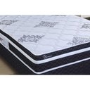 Ver imagem 2 de Conjunto Box Baú King: Colchão Molas Paropas Ensacadas Basic Black + Base Crc Suede Black (193x203