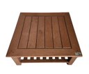 Ver imagem 2 de Mesa Centro Baixa em Madeira Plástica Maciça 50 cm Lanci / Be-16A