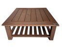 Ver imagem 1 de Mesa Centro Baixa em Madeira Plástica Maciça 50 cm Lanci / Be-16A
