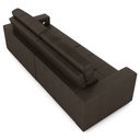 Ver imagem 7 de Sofá Retrátil 3 Lugares 204cm 2 Módulos Nero com USB Couro Marrom G52 - Gran Belo