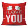 Almofada decorativa I Love You 45x45cm com enchimento - 2