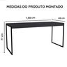 Mesa para Computador Diretor 1,50:preto - 3