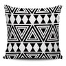 Almofada decorativa Designer Geometrico Preto e Branco 45x45 - 1