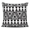 Almofada decorativa Designer Geometrico Preto e Branco 45x45 - 2