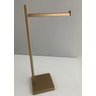 Toalheiro Bancada Aço Inox 304 Quadrado Dourado Fosco - 1