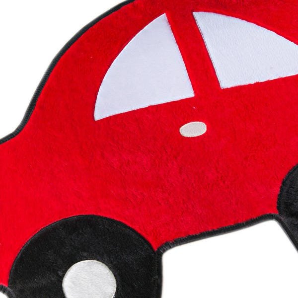 Tapete Infantil Decorativo Antiderrapante de Pelúcia Fusca Cor: Vermelho - 3