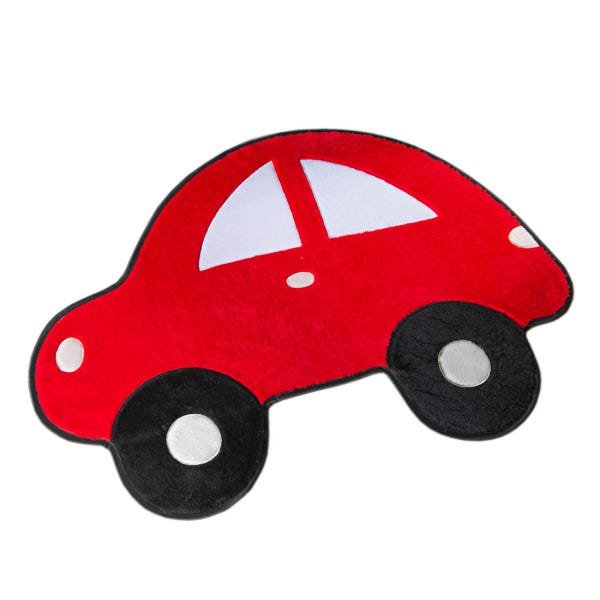 Tapete Infantil Decorativo Antiderrapante de Pelúcia Fusca Cor: Vermelho - 2