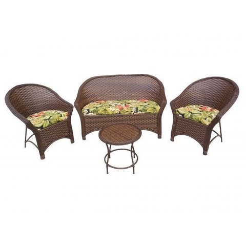 Conjunto Sofá Poltronas Jogo para Varanda Area Externa Jardim